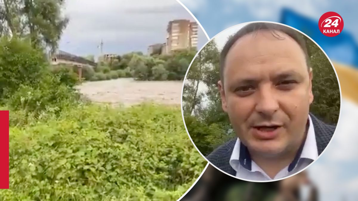 Марцинкив об обвале моста из-за ливня - 24 Канал Марцинкив об обвале моста из-за ливня - 24 Канал