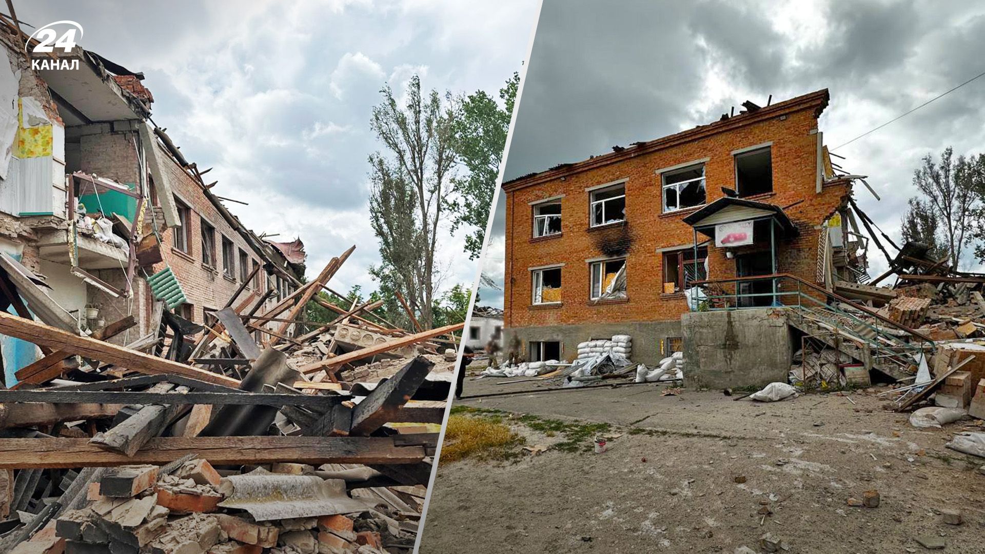 Удар по школе в Орехове, где люди получали гуманитарку: количество раненых выросло - 24 Канал