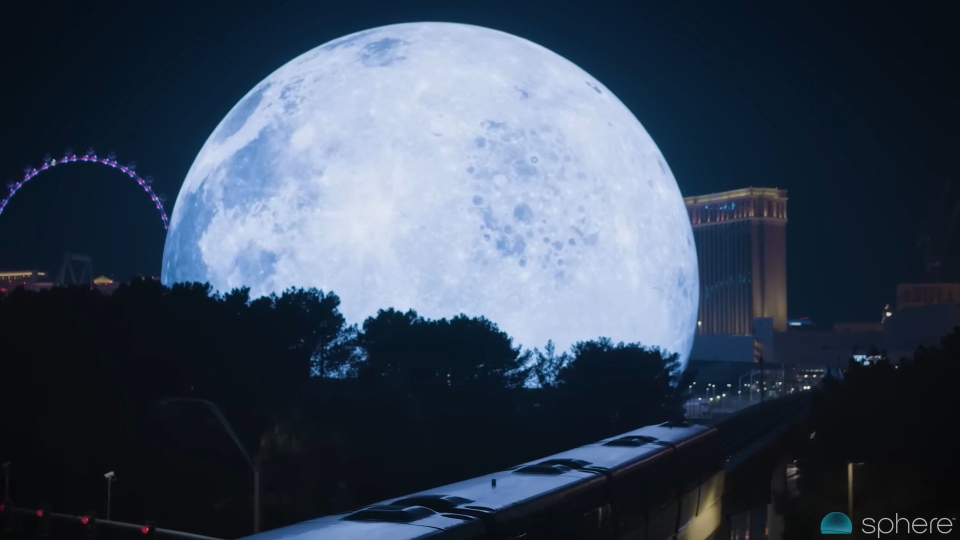 Арена MSG Sphere воспроизводит Луну