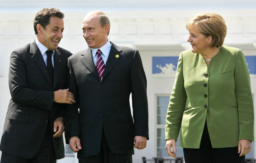 Саркозі, Путін та Меркель