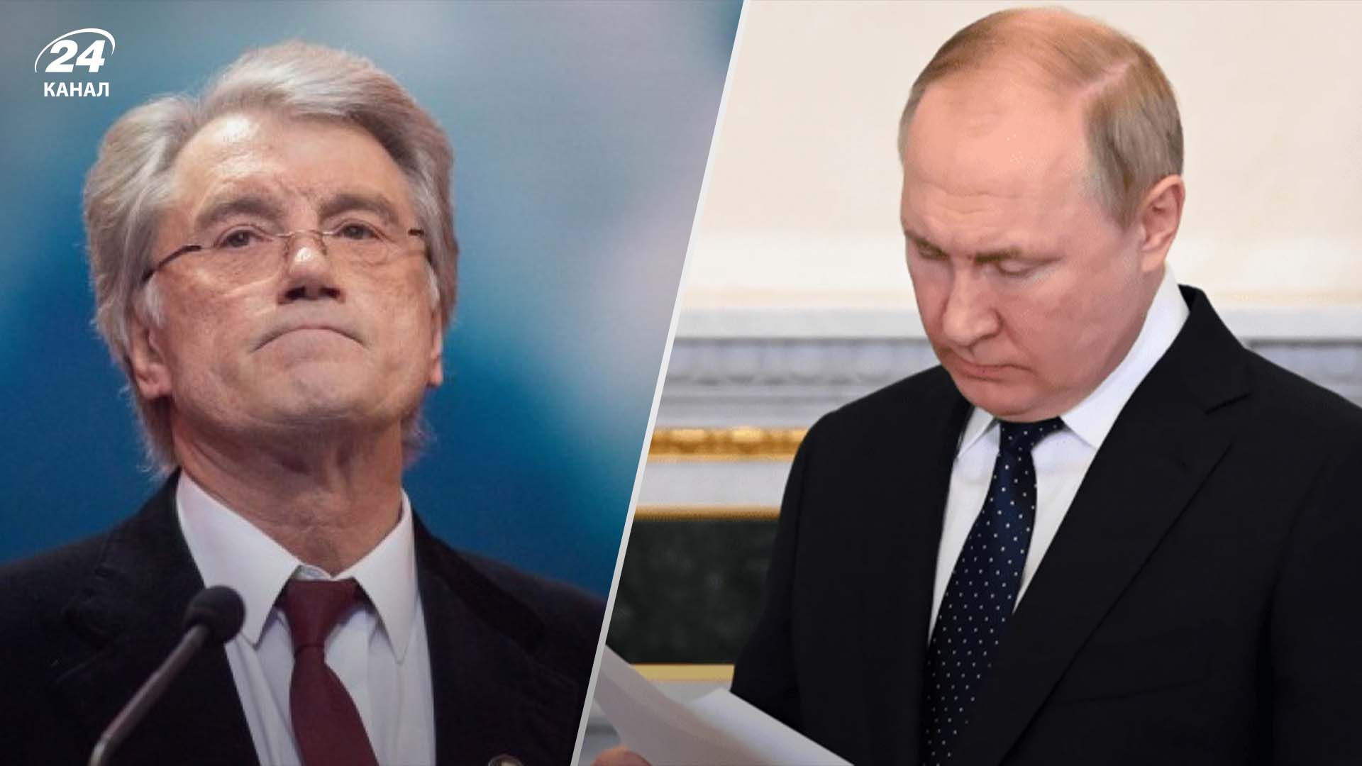 Ющенко рассказал, как Путин не захотел извиняться за преступления России против Украины