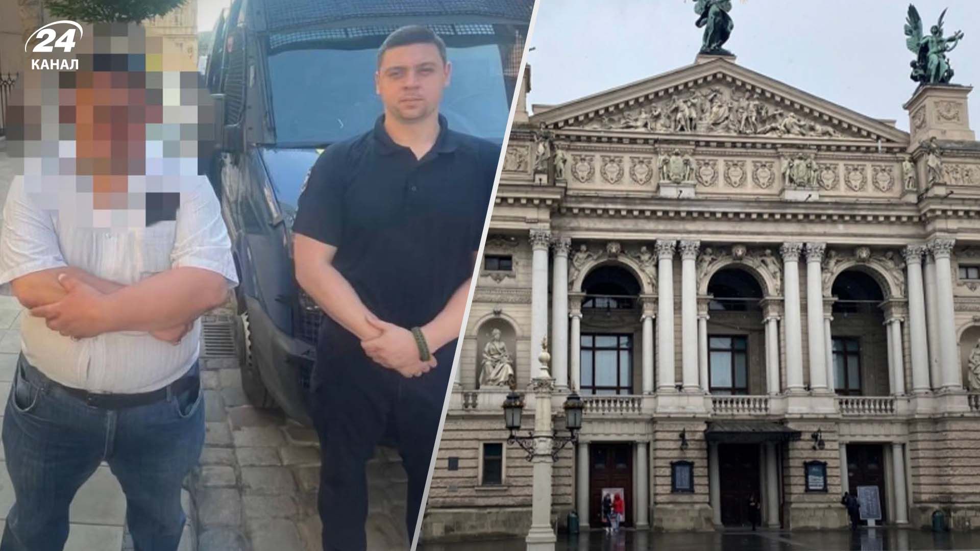 Во Львове мужчина справил под Оперным естественную потребность Во Львове мужчина справил под Оперным естественную потребность