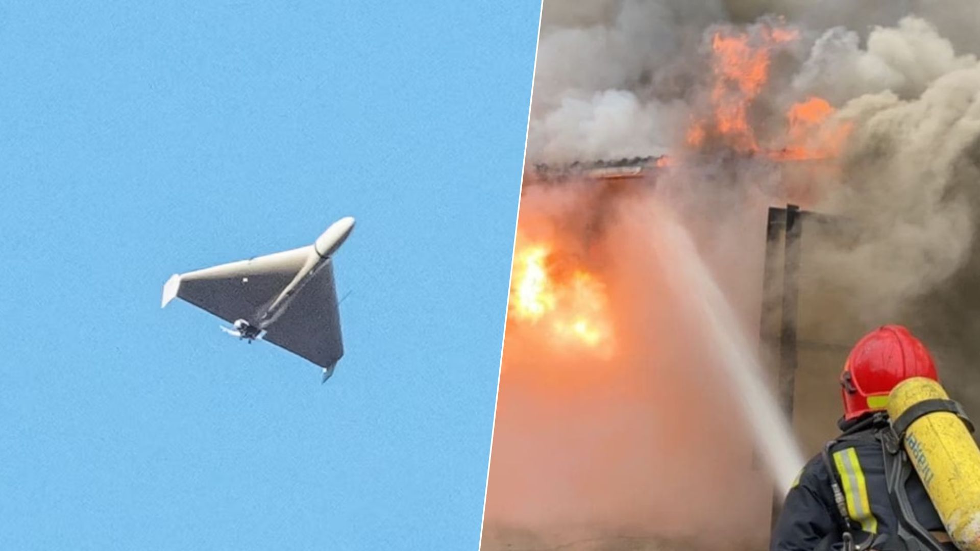 На Одещині "Шахеди" влучили в адмінбудівлю На Одещині "Шахеди" влучили в адмінбудівлю