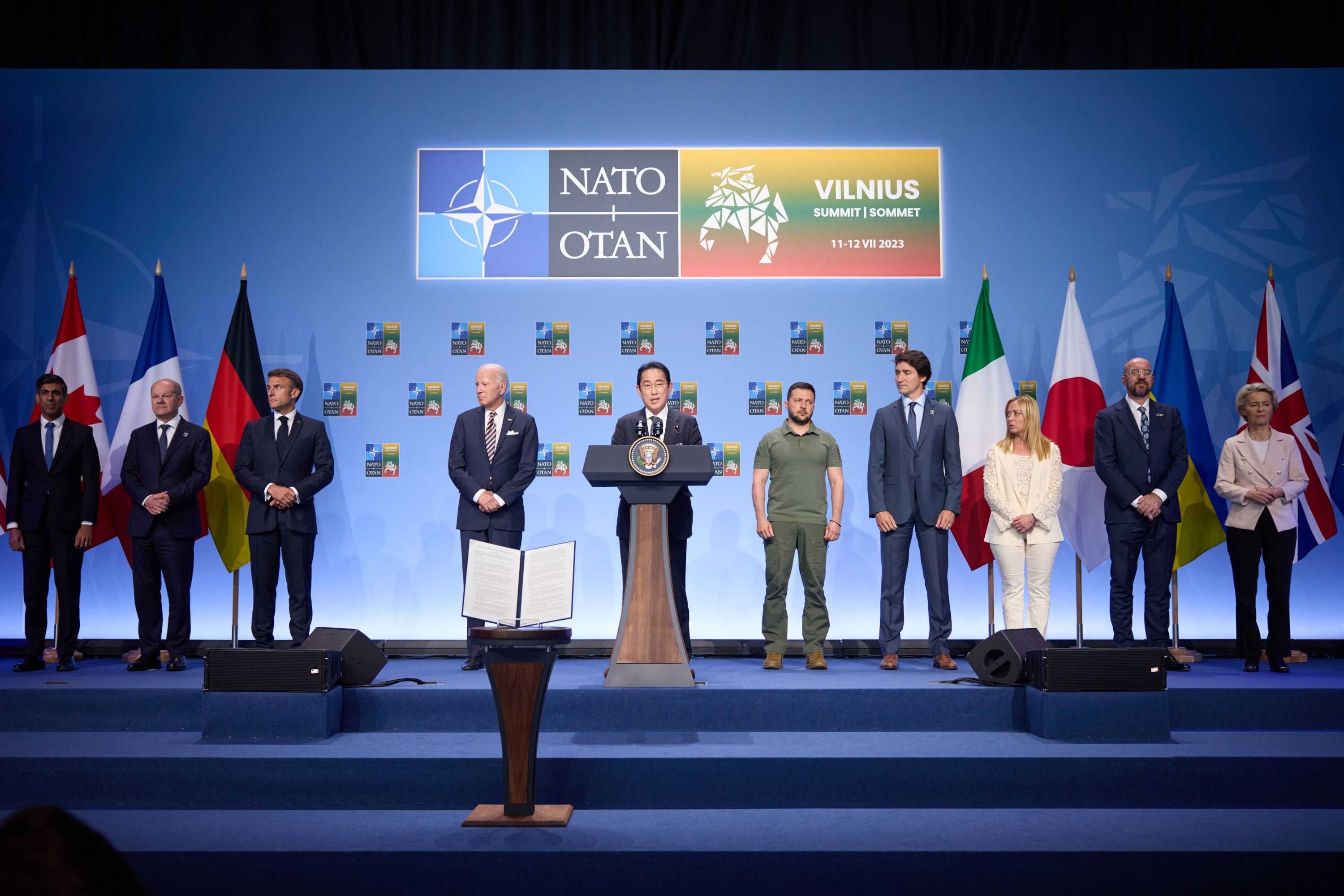 Володимир Зеленський на саміті НАТО у Вільнюсі