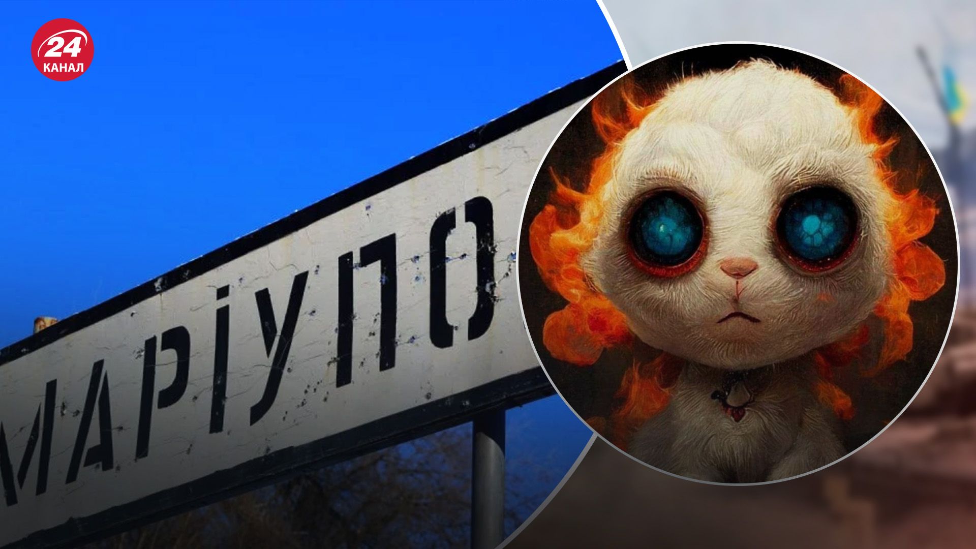 До кадировців у Маріуполі завітало Бавовнятко До кадировців у Маріуполі завітало Бавовнятко