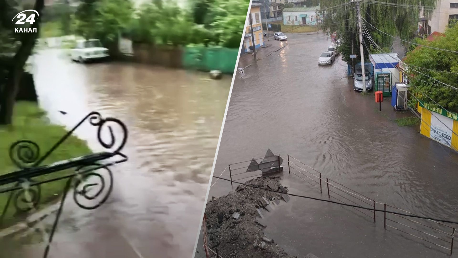 Подтопление во Львовской и Тернопольской областях