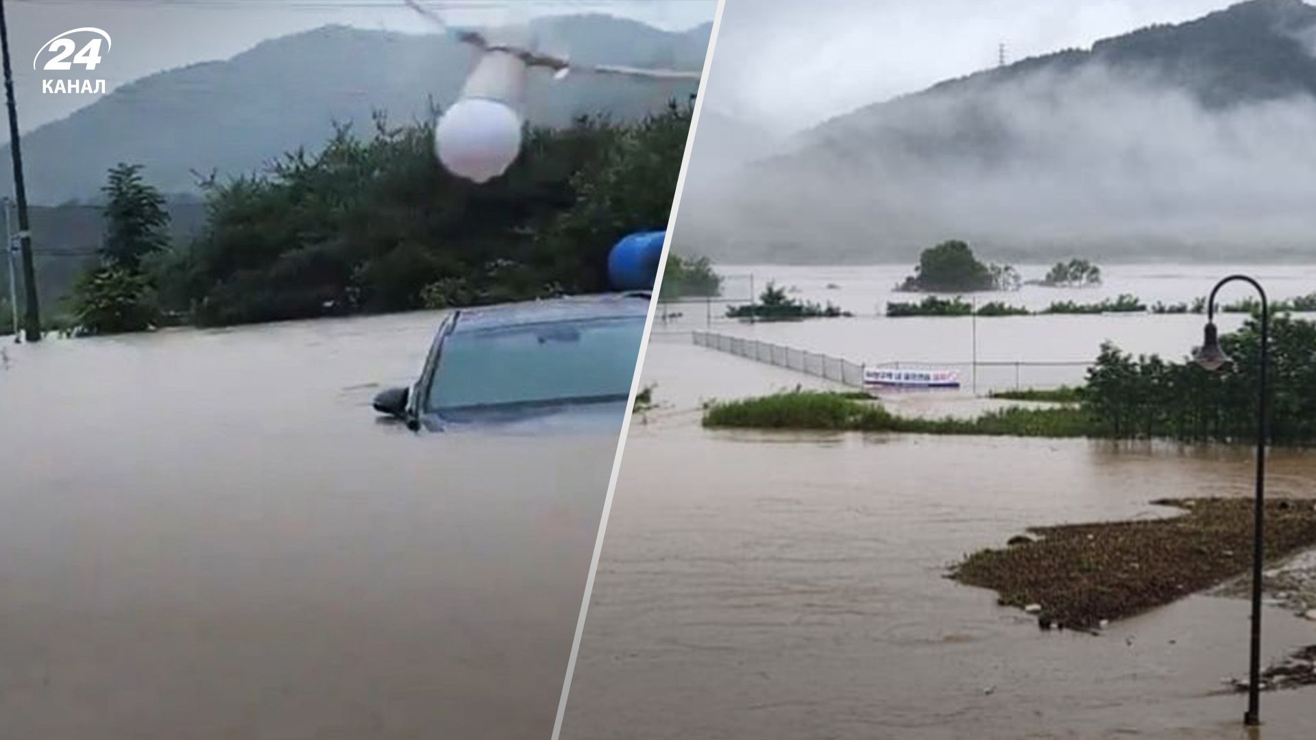 Непогода унесла жизни людей в Южной Корее