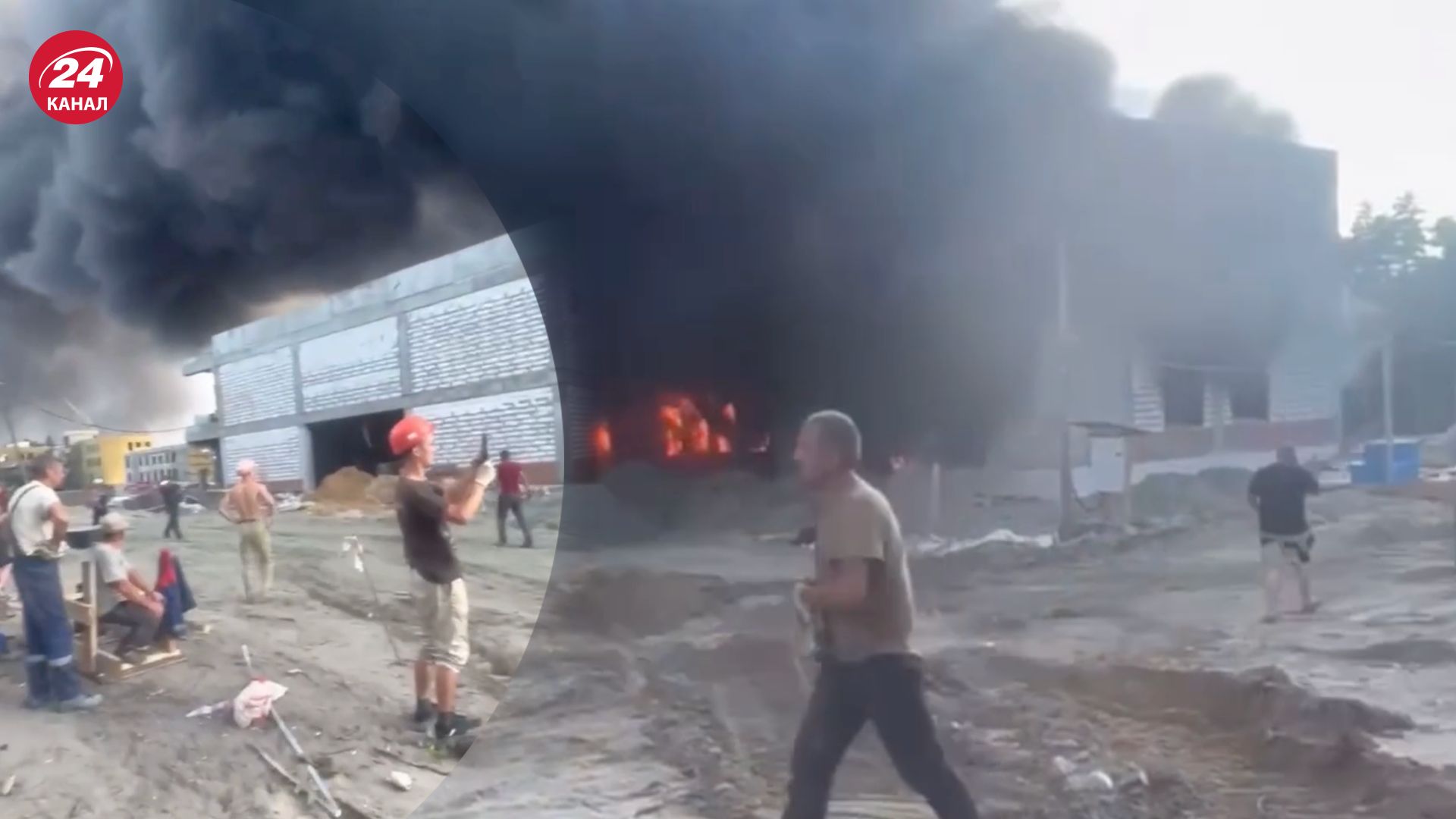 У Брянську спалахнув військовий госпіталь У Брянську спалахнув військовий госпіталь