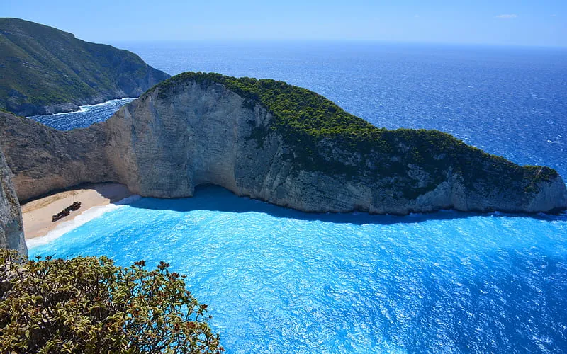 Пляж Навайо на острове Закинф Пляж Навайо на острове Закинф