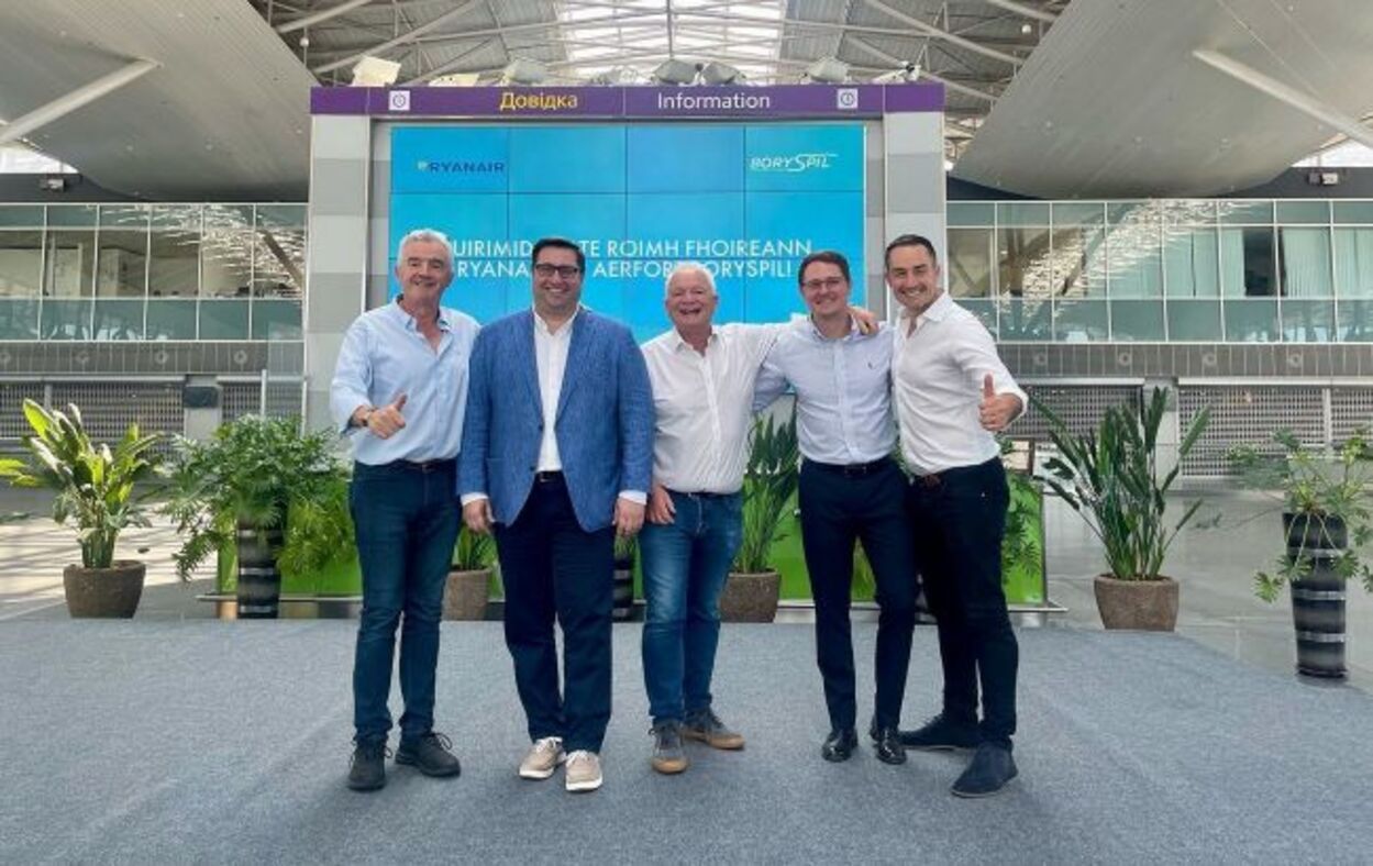 Боси Ryanair прибули в Україну Боси Ryanair прибули в Україну