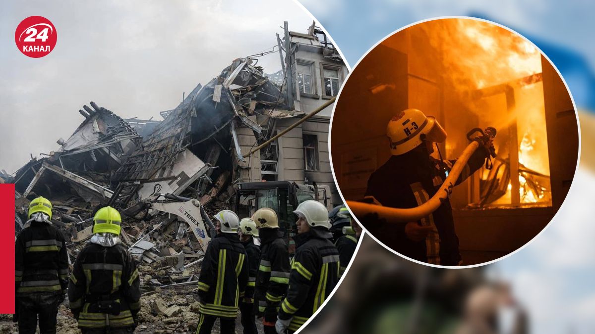 Кадри наслідків обстрілу Одеси Кадри наслідків обстрілу Одеси