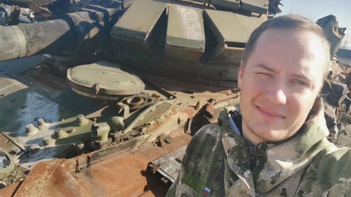 Российский военкор Михаил Лучин Российский военкор Михаил Лучин