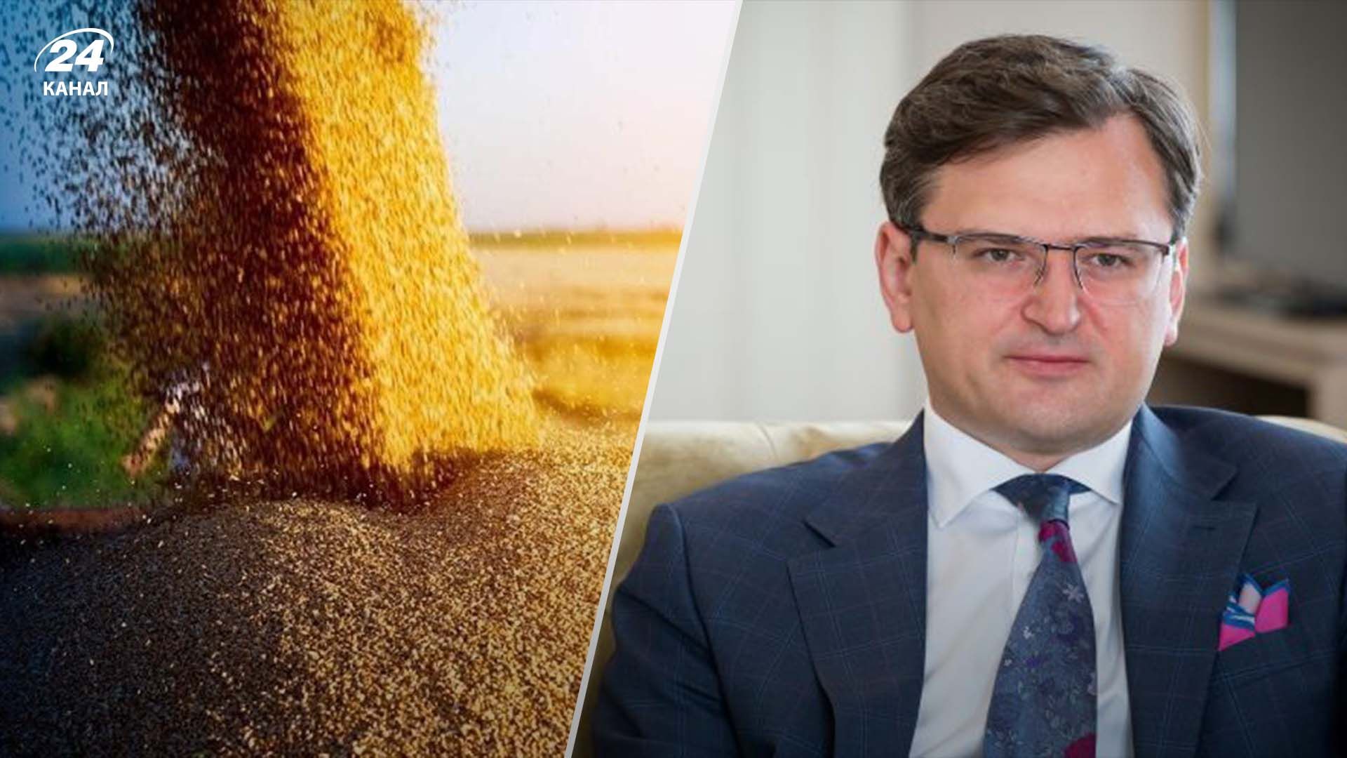 Кулеба знайшов вихід з ситуації з зерном Кулеба знайшов вихід з ситуації з зерном