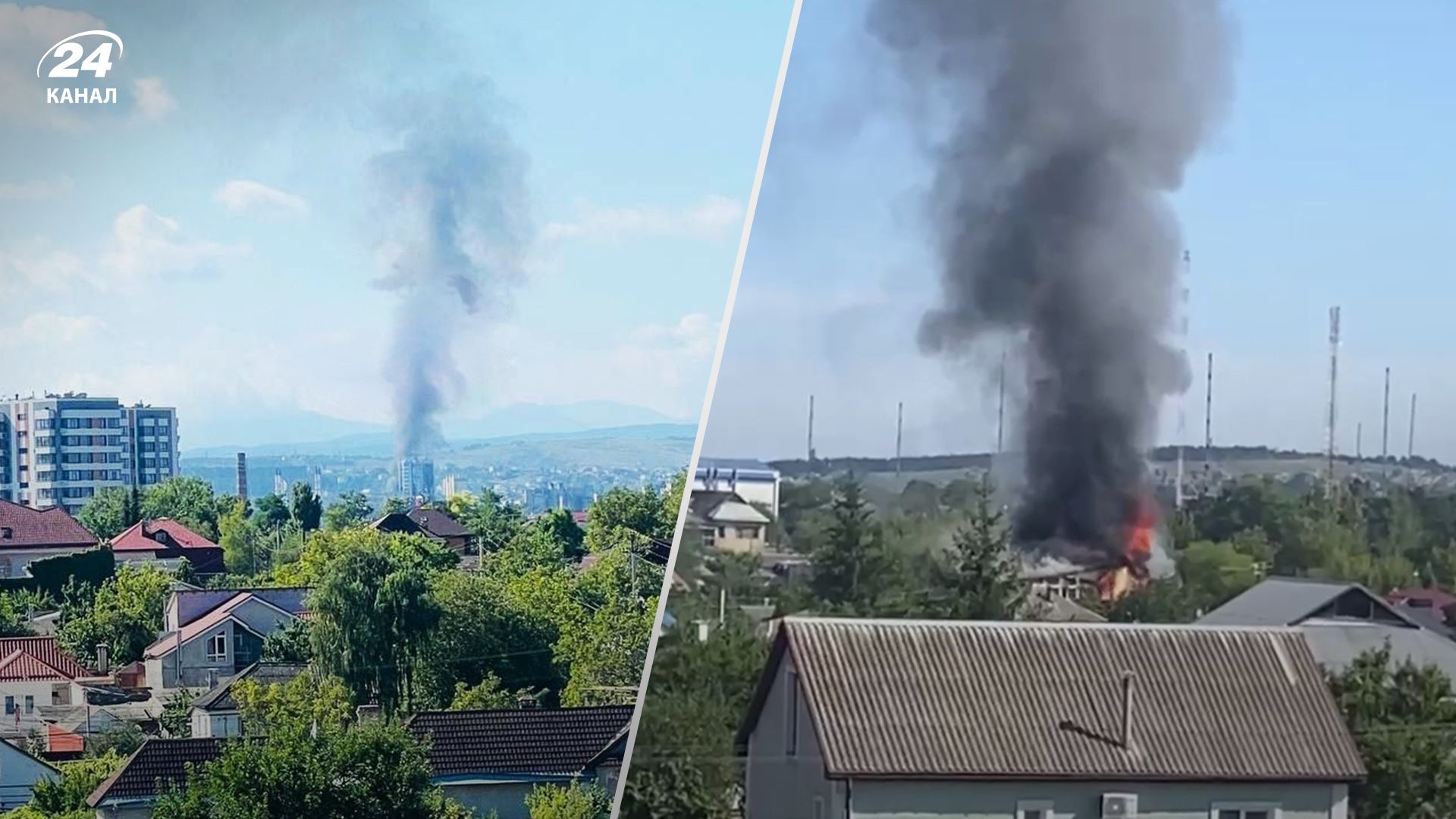 У Сімферополі масштабна пожежа У Сімферополі масштабна пожежа