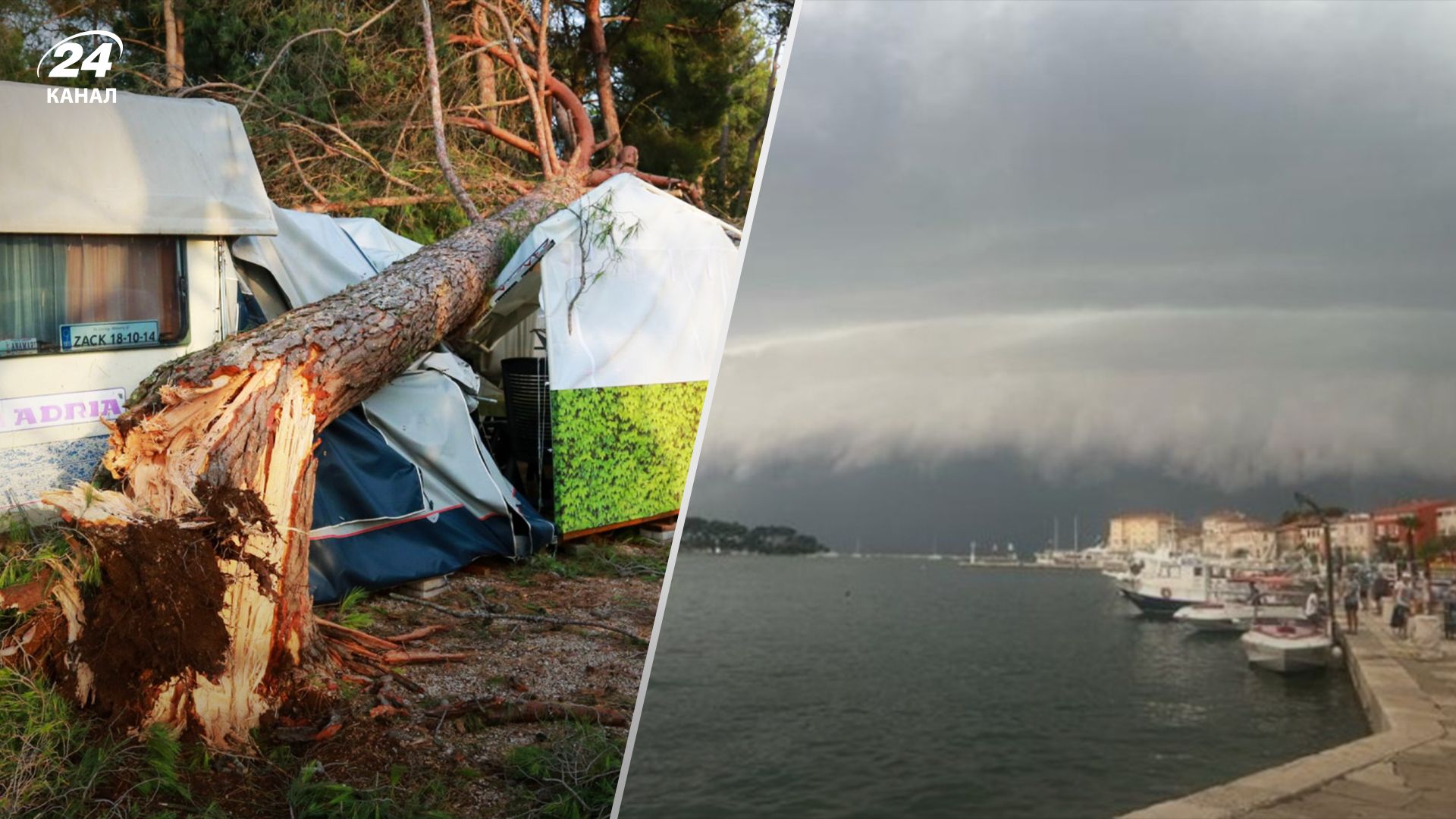 В Хорватии был мощный ураган В Хорватии был мощный ураган