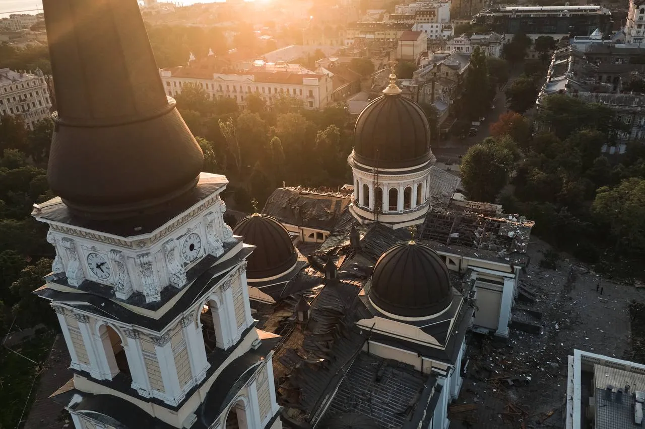 Масштаби руйнування собору в Одесі