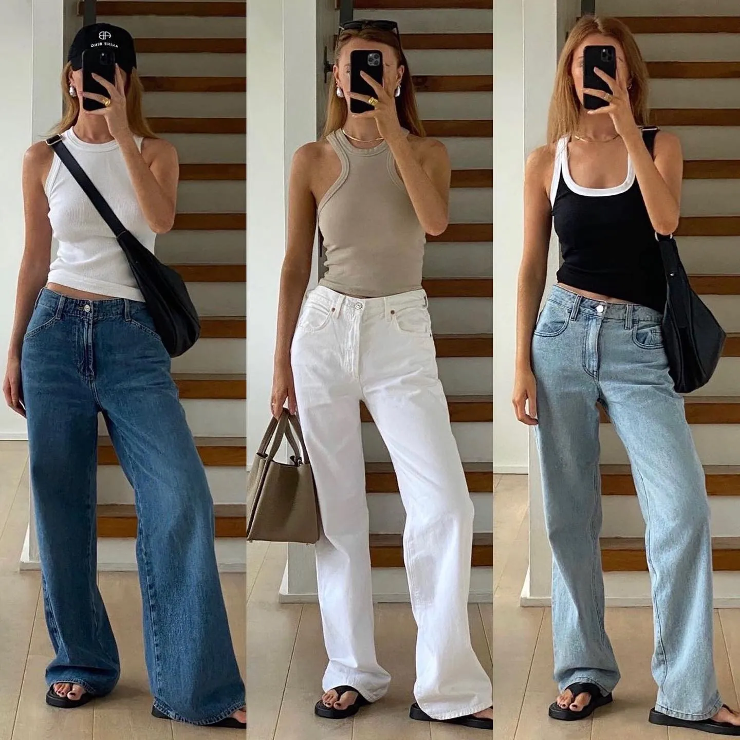 Модні образи з джинсами