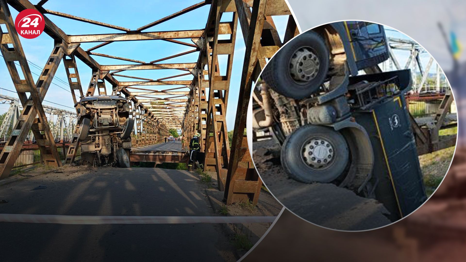 У Закарпатській ОВА назвали попередню причину обвалу мосту У Закарпатській ОВА назвали попередню причину обвалу мосту