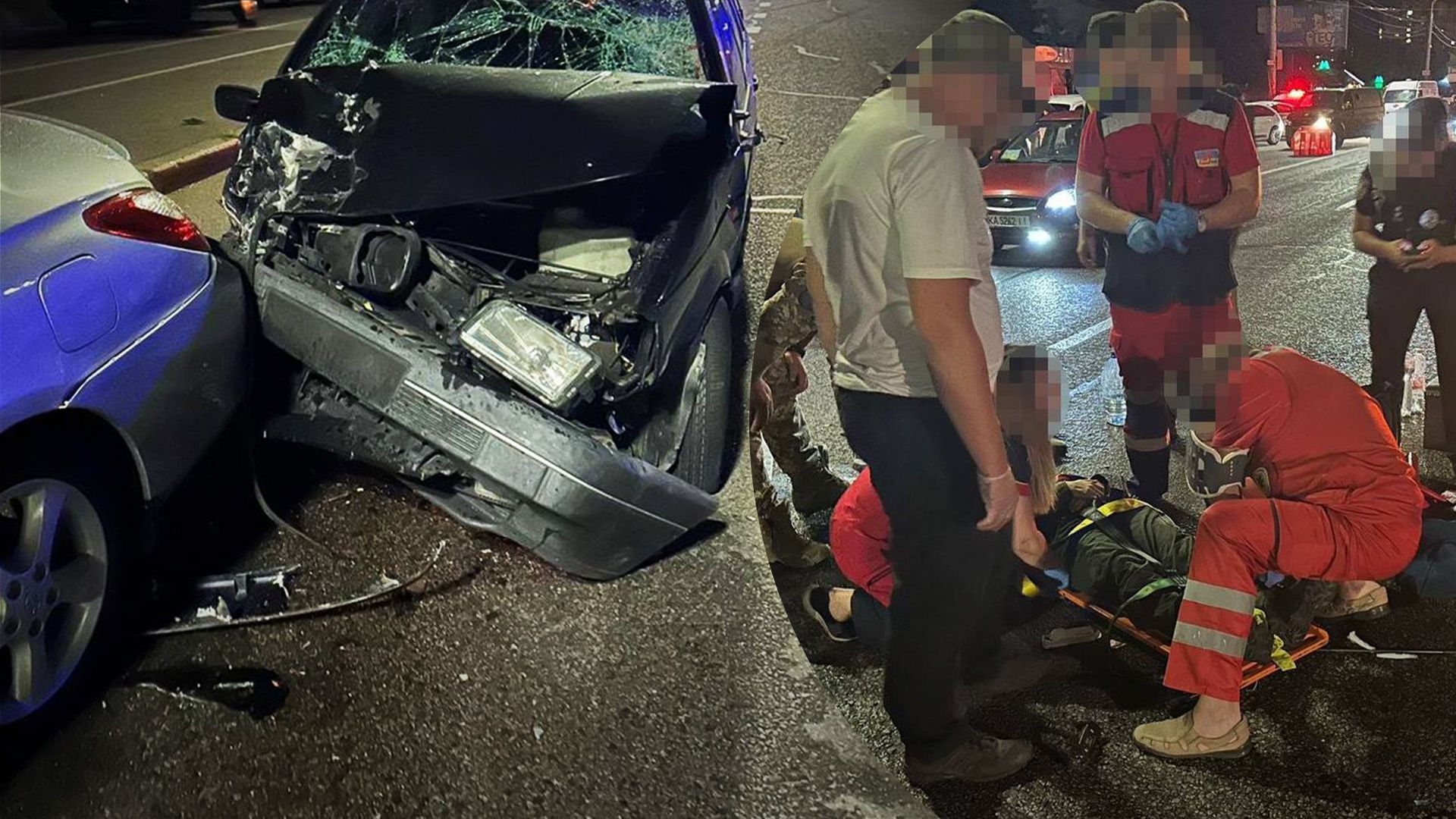 У Києві водій на блокпосту збив військових У Києві водій на блокпосту збив військових