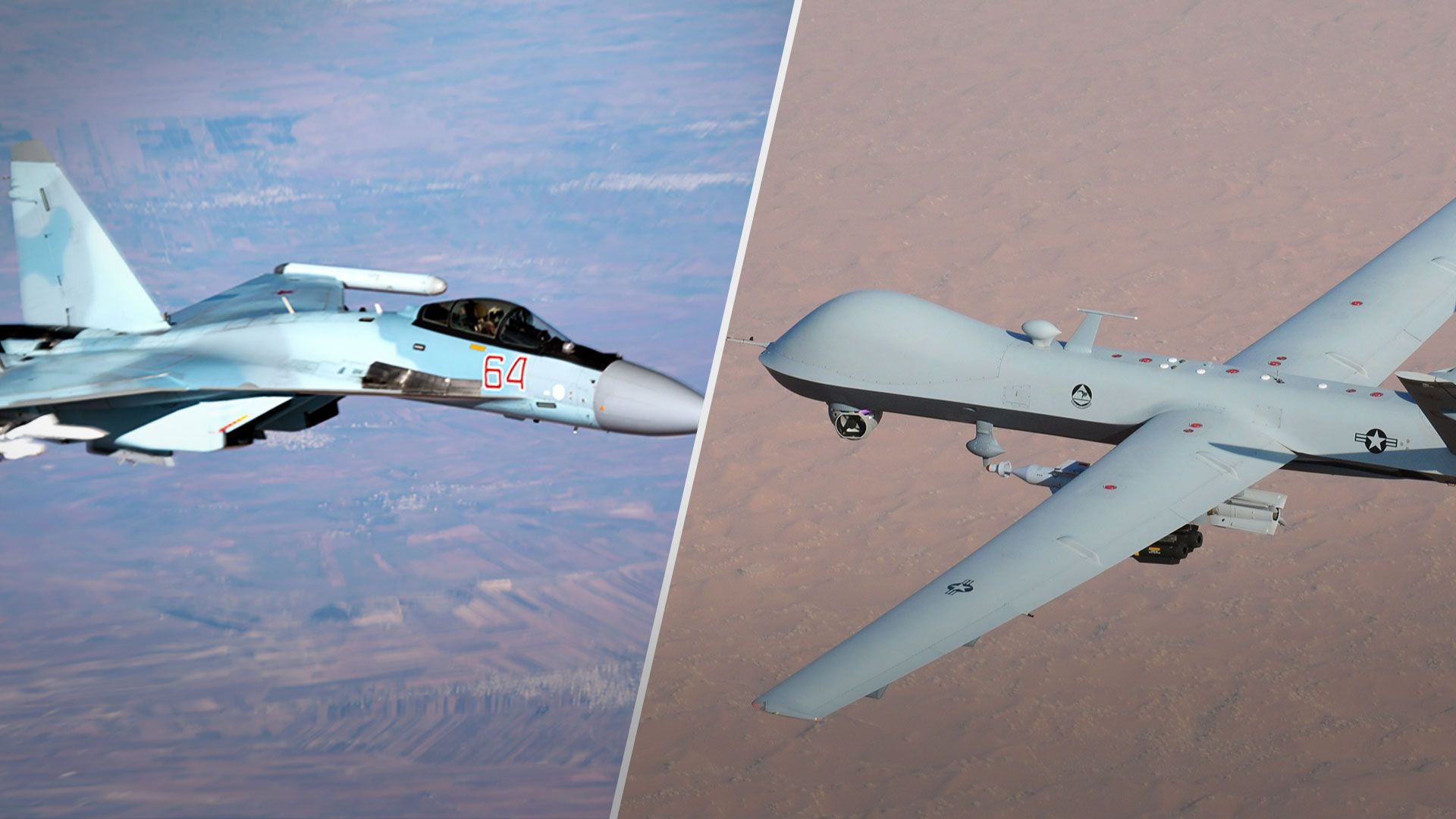 Пентагон відреагував на інцидент з винищувачем Росії і американським дроном - 24 Канал Пентагон відреагував на інцидент з винищувачем Росії і американським дроном - 24 Канал