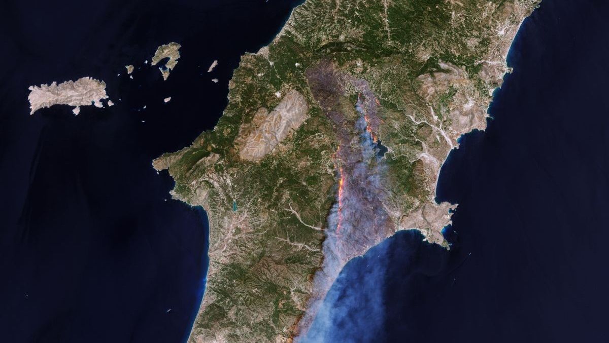 Пожары на Родосе Пожары на Родосе