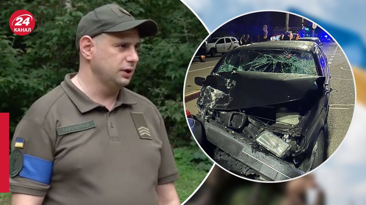 Очевидец ДТП на бокпосте в Киеве Очевидец ДТП на бокпосте в Киеве