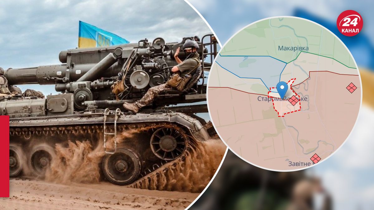 Де розташоване на карті звільнене село Старомайорське Де розташоване на карті звільнене село Старомайорське