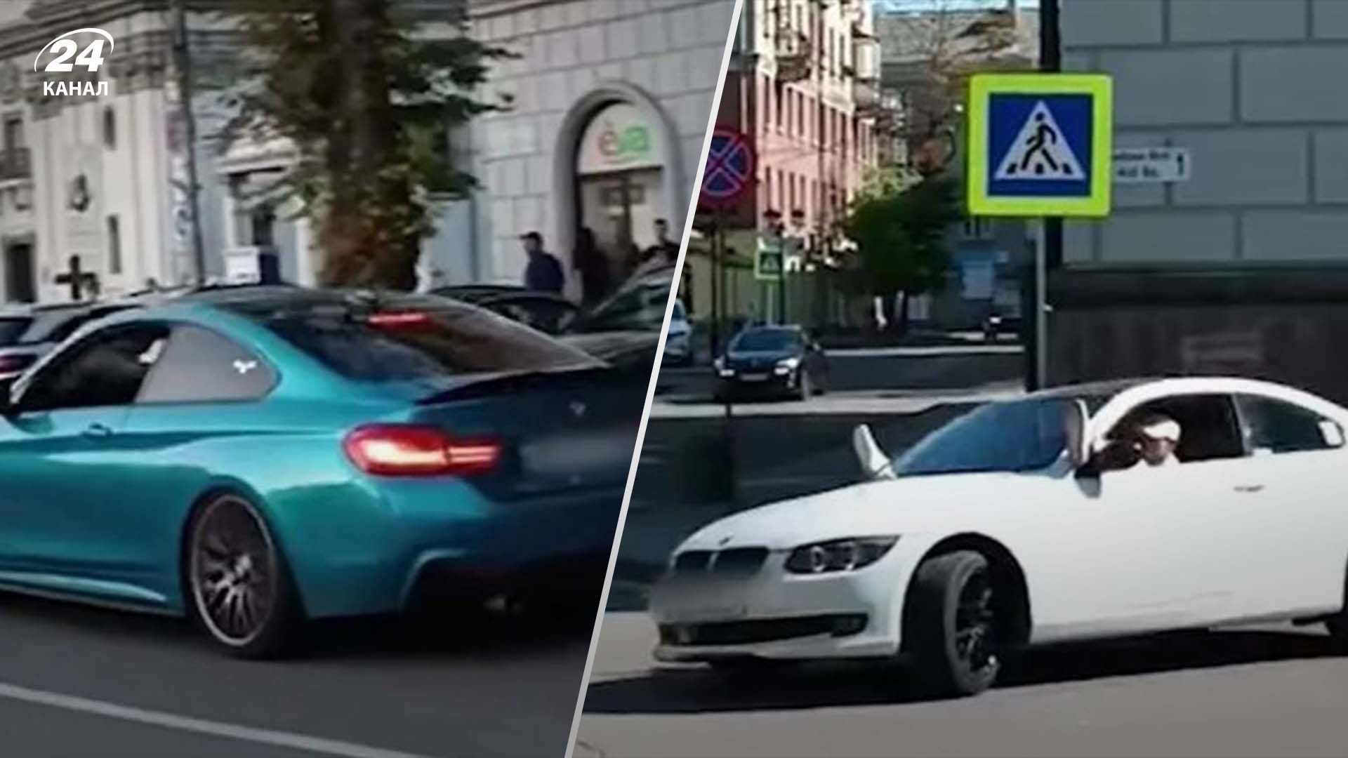 В Тернополе водители элитных автомобилей сознательно пугали пешеходов