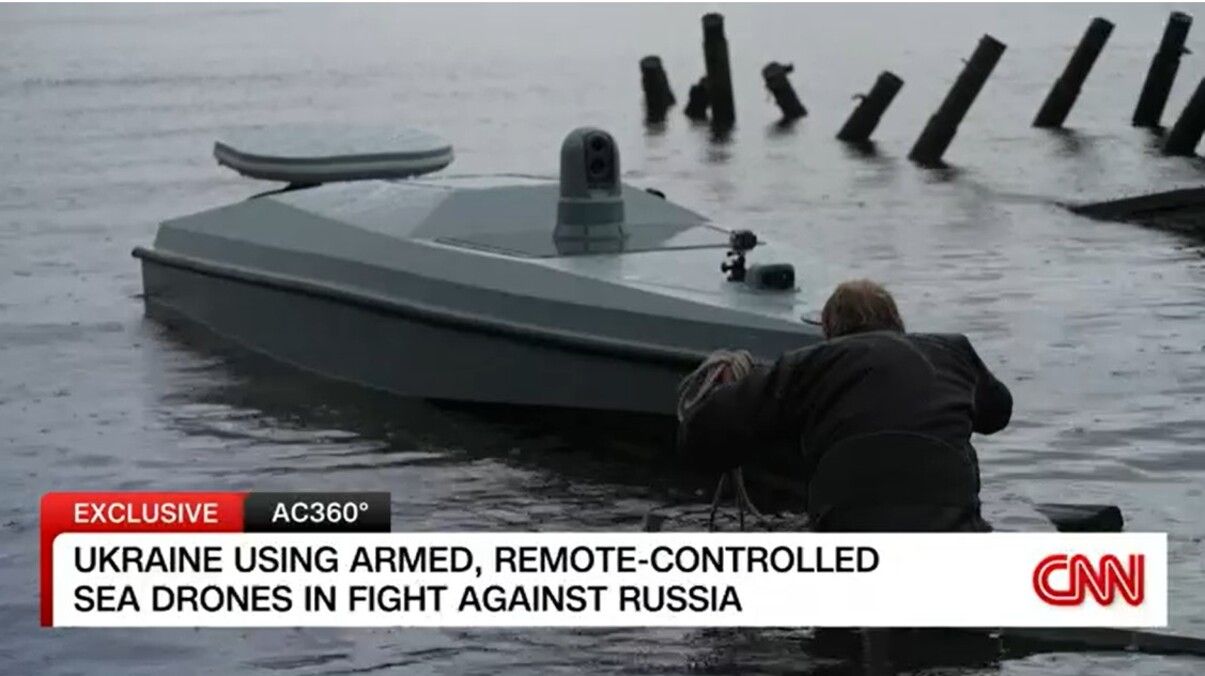 Морські дрони-камікадзе - перші кадри новітньої зброї Морські дрони-камікадзе - перші кадри новітньої зброї