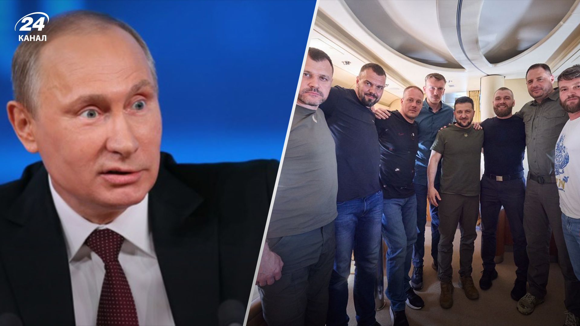 Владімір Путін висловився щодо повернення командирів "Азовсталі" до України 