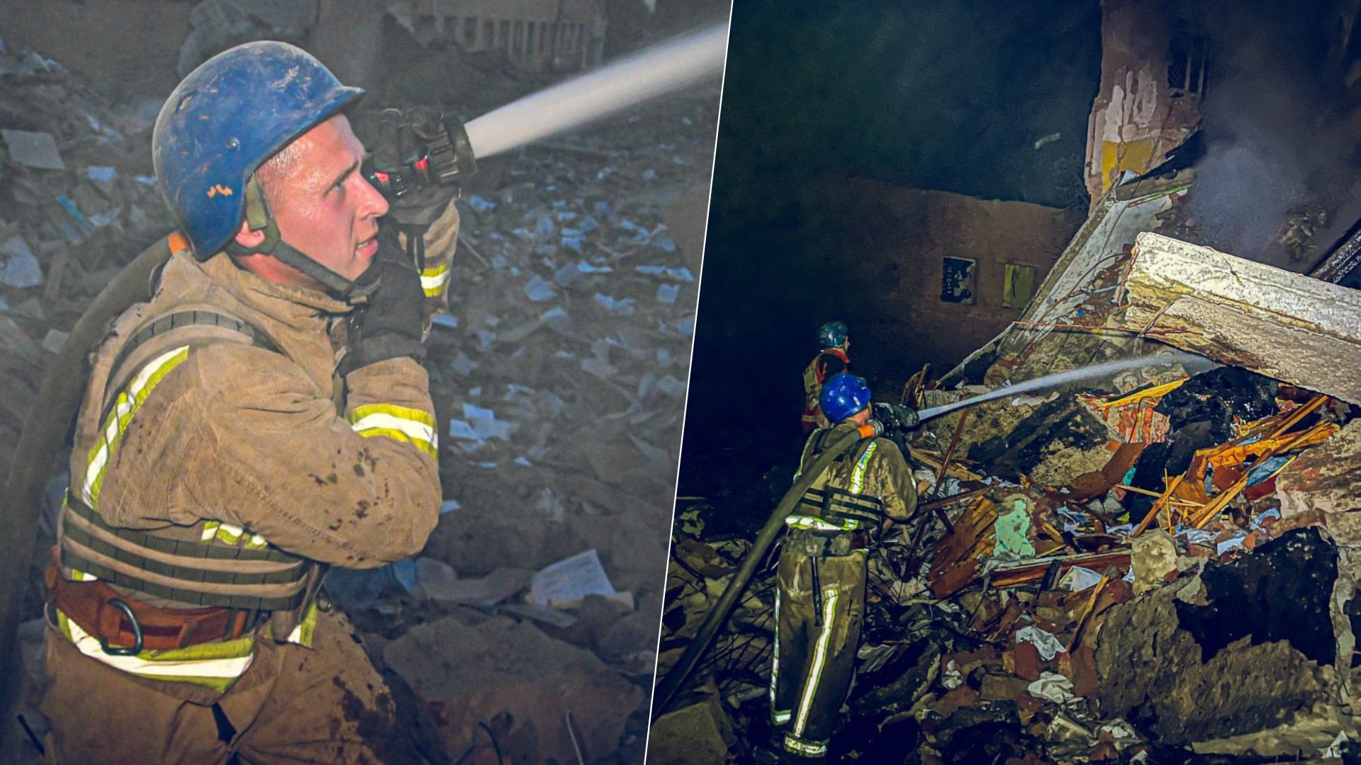 Спасатели показали, как всю ночь ликвидировали последствия удара по Сумам Спасатели показали, как всю ночь ликвидировали последствия удара по Сумам