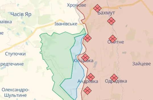 Яка ситуація в районі Андріївки та Кліщіївки Яка ситуація в районі Андріївки та Кліщіївки