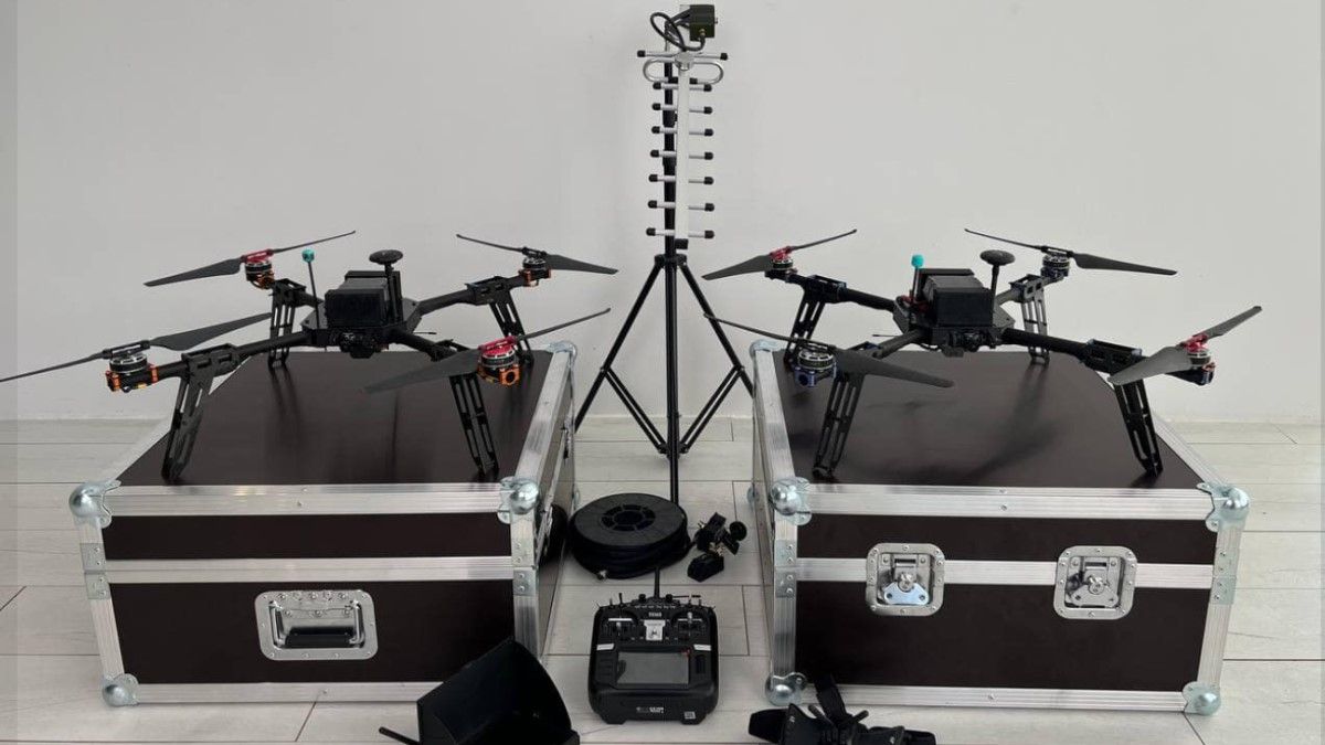 На фронт передали БПЛА Sting Attack На фронт передали БПЛА Sting Attack