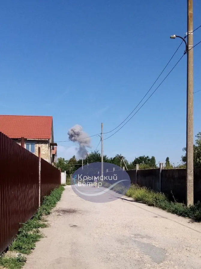 Взрывы в Крыму 2 августа