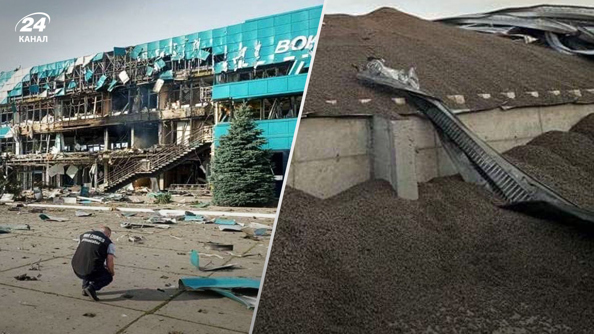 В Одесской области оккупанты разрушили здание Дунайского пароходства и морвокзал - 24 Канал