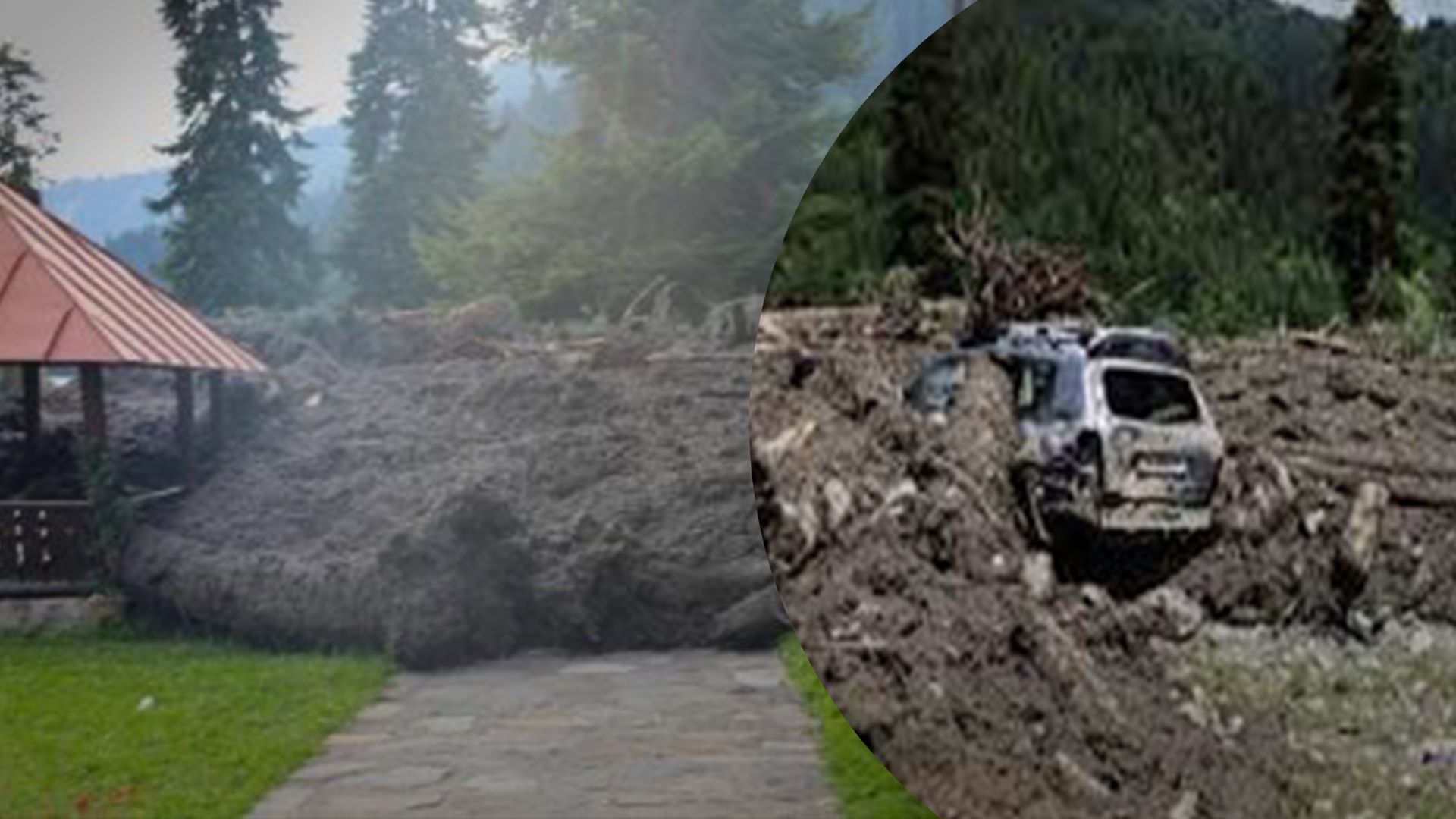 Масштабний зсув грунту в Грузії наробив лиха Масштабний зсув грунту в Грузії наробив лиха