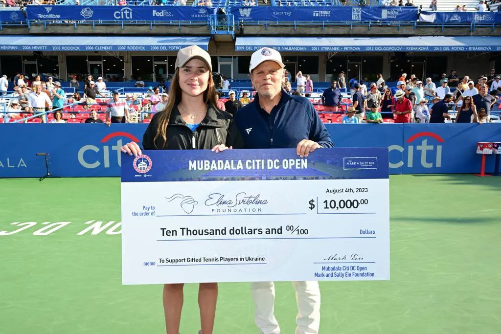 Організатори турніру у Вашингтоні пожертвували 10 тисяч доларів у фонд Світоліної