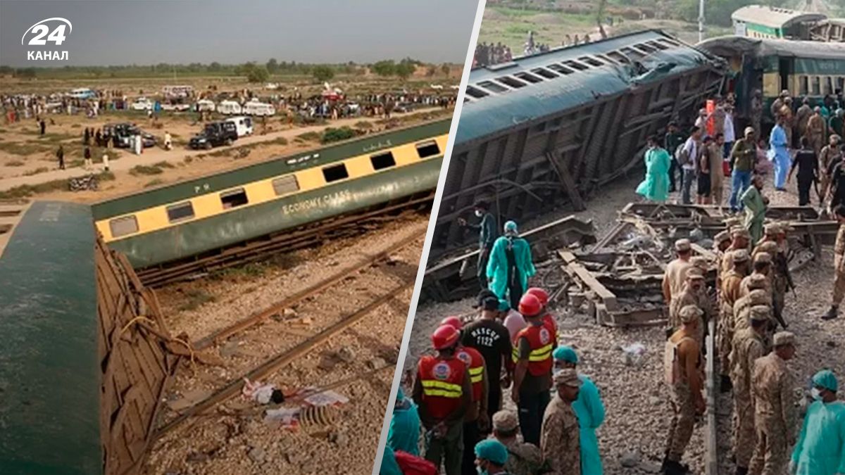 У Пакистані зійшов з рейок потяг - 24 Канал У Пакистані зійшов з рейок потяг - 24 Канал