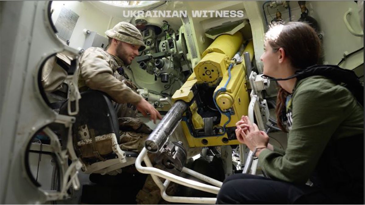 Украинские воины дают отпор захватчикам