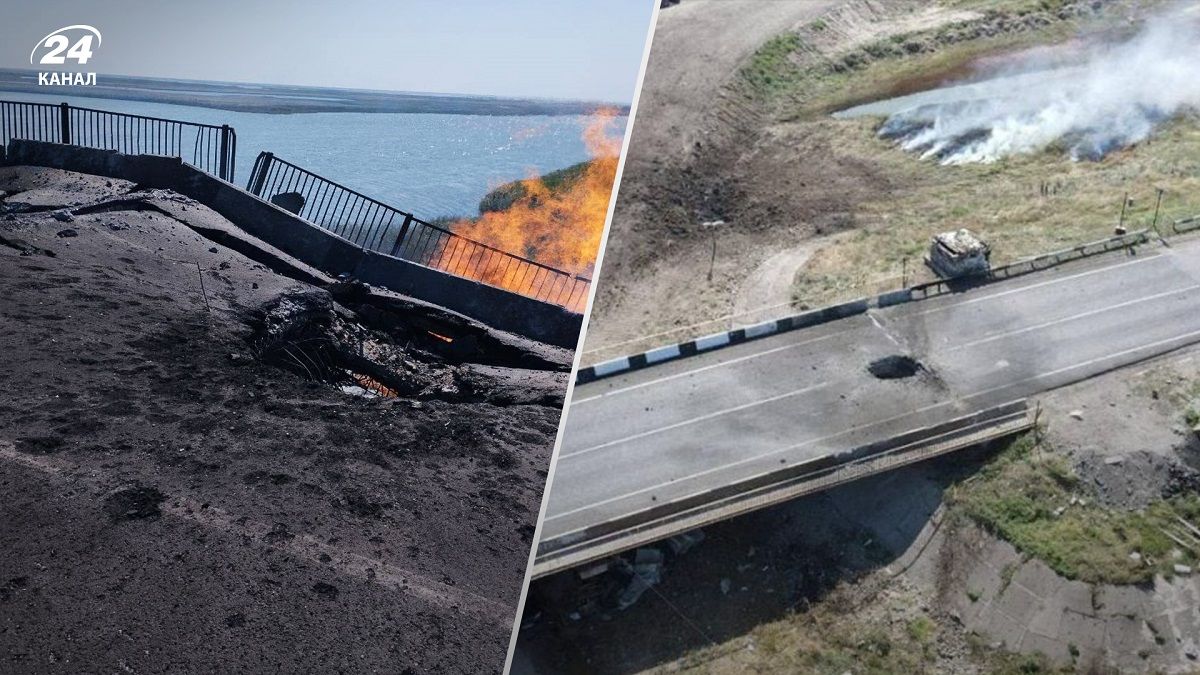 Атака на мосты в Чонгаре и Геническе 6 августа – у россиян проблемы после хлопка - 24 Канал