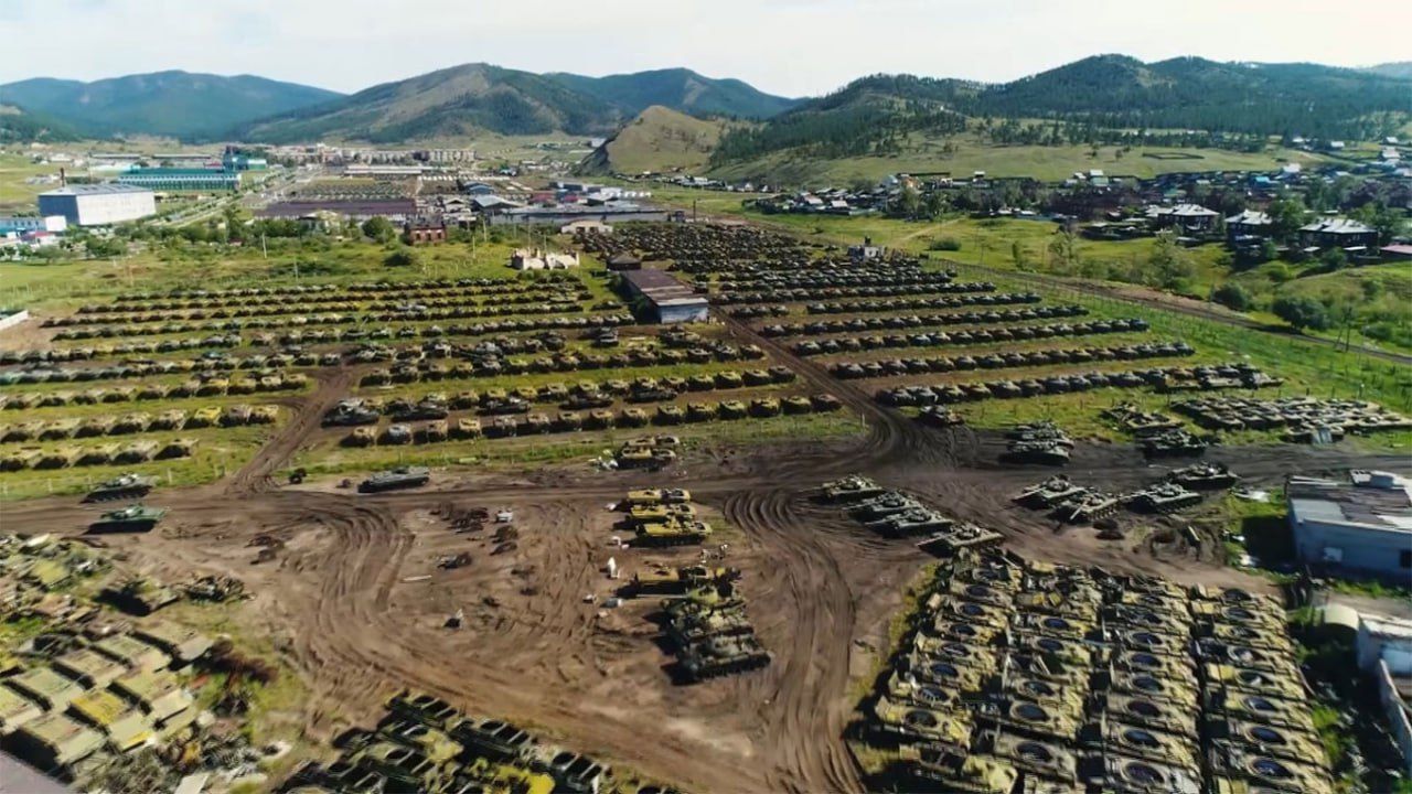 Россия сняла с сохранения около половины старых танков