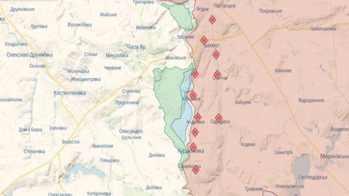 оккупанты хотят вернуть утраченные позиции у Бахмута оккупанты хотят вернуть утраченные позиции у Бахмута