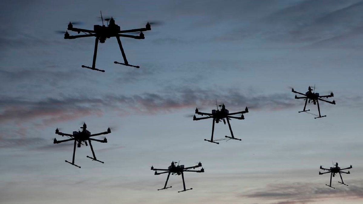 США покаже зброю для знешкодження роїв безпілотників США покаже зброю для знешкодження роїв безпілотників