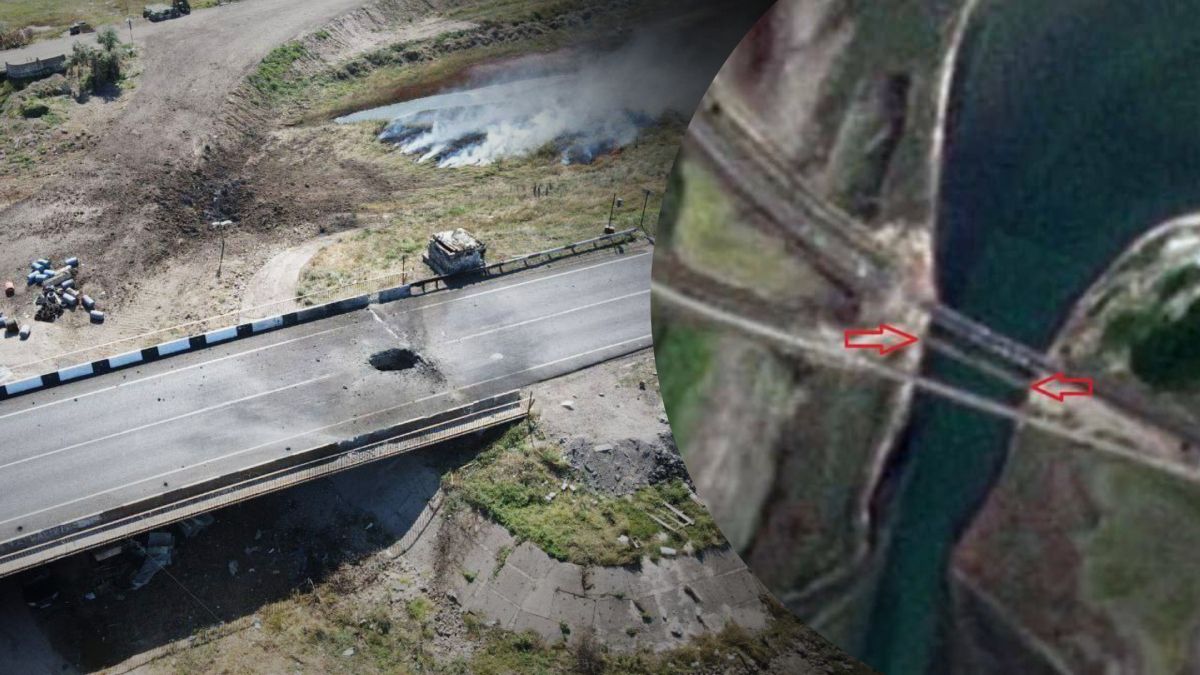 Окупанти звели понтонну переправу між Чонгарськими мостами Окупанти звели понтонну переправу між Чонгарськими мостами