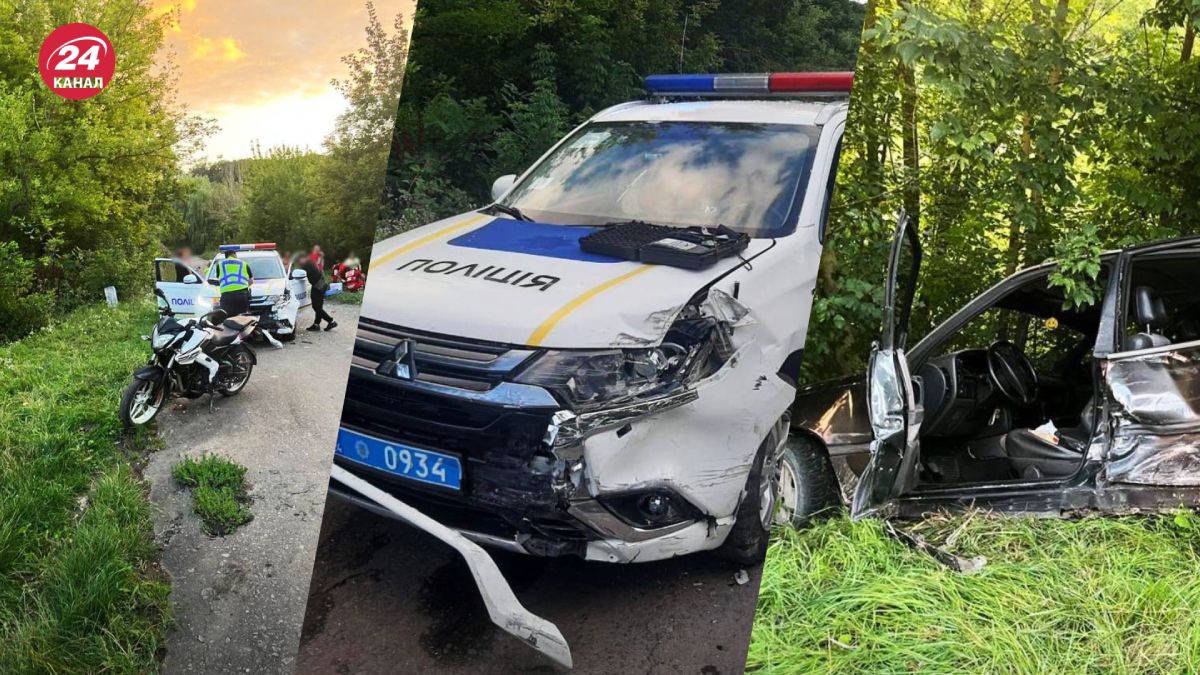 Нетверезий водій влетів у службове авто поліції