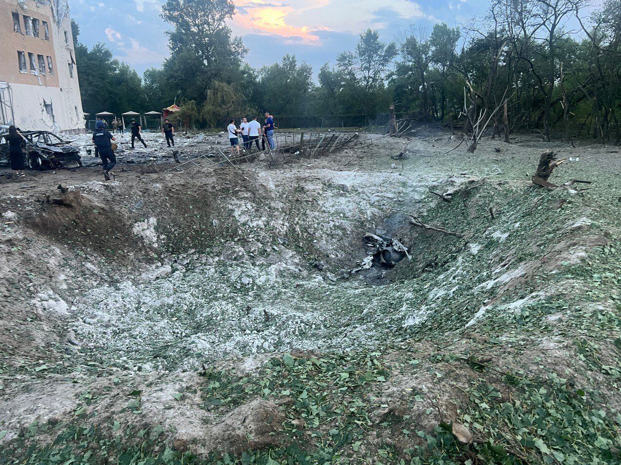 Центр Запоріжжя після удару Росії фото і відео з місця подій 24 канал