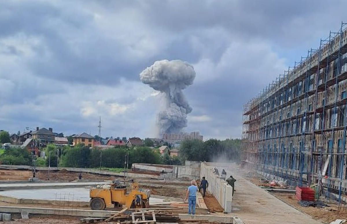 Взрыв на оптическом заводе под Москвой