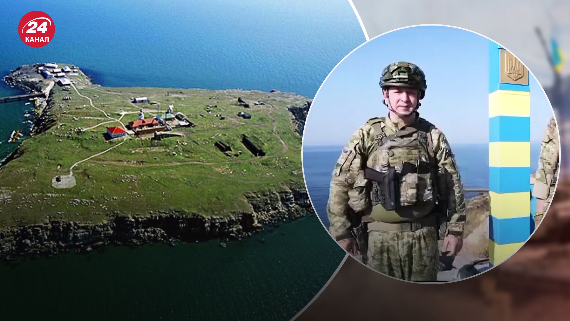 На Зміїному встановили прикордонний знак На Зміїному встановили прикордонний знак