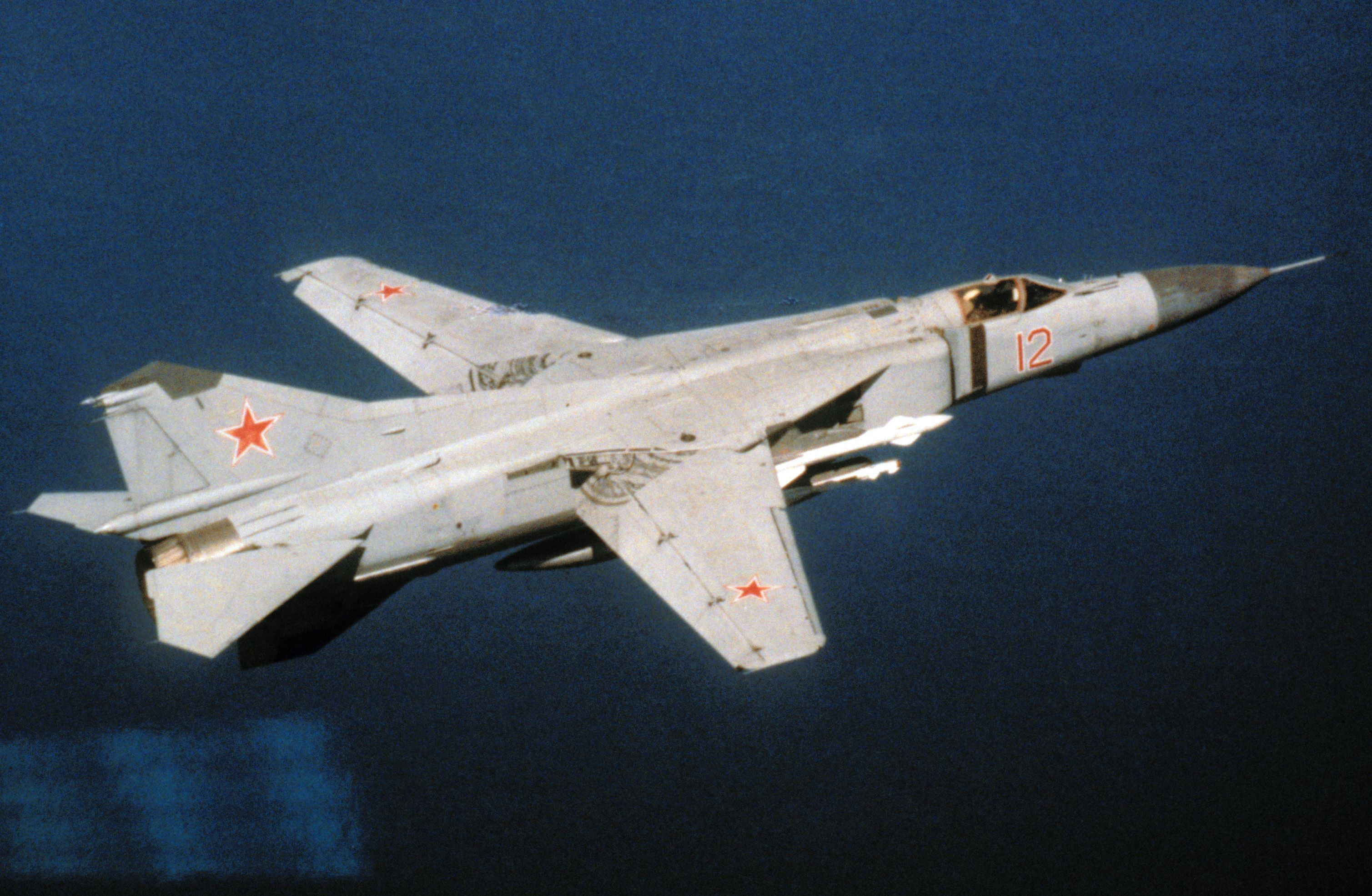 У США розбився радянський винищувач МіГ-23
