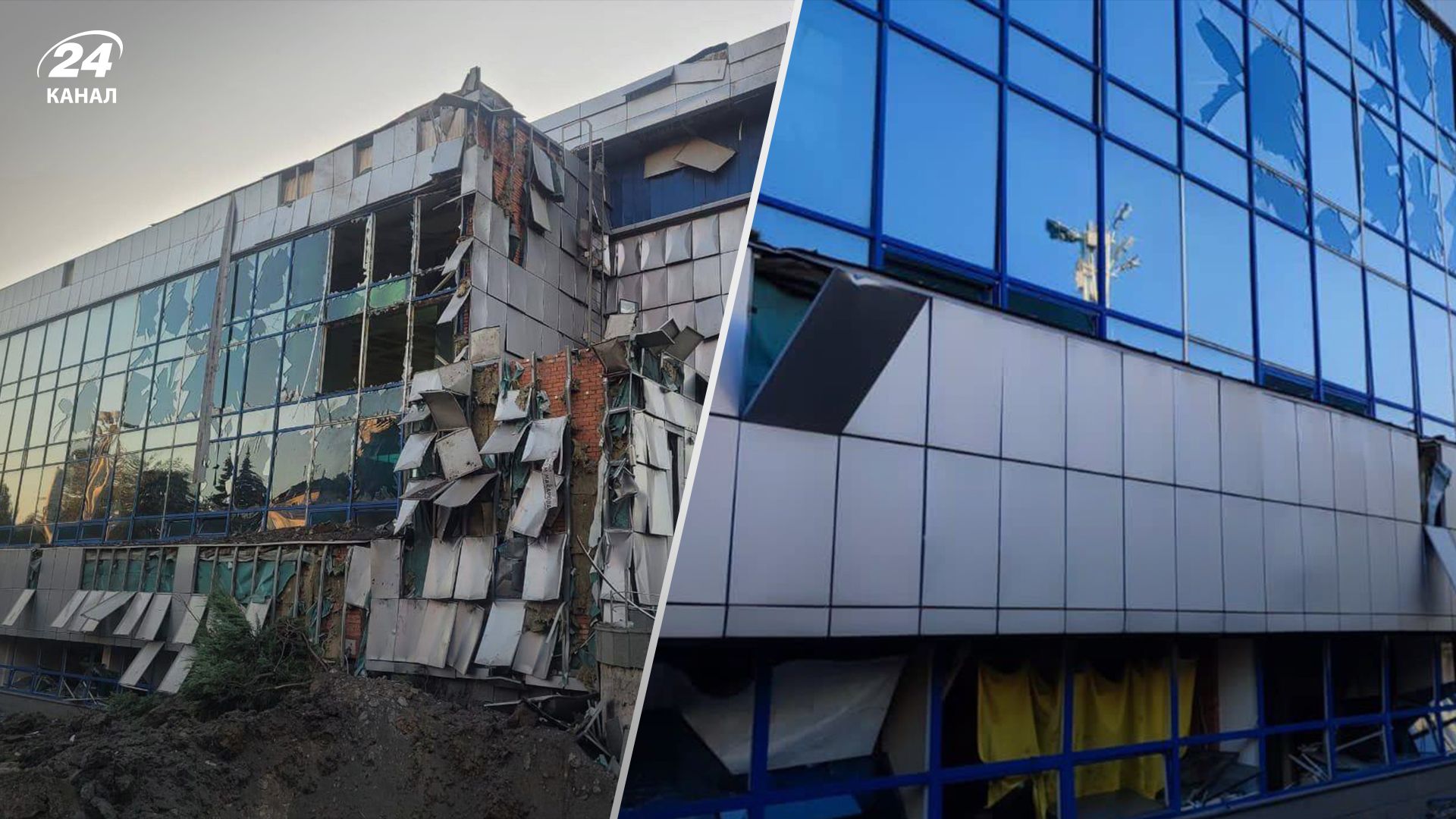 В результате удара по Днепру пострадал важный спортивный объект - 24 Канал В результате удара по Днепру пострадал важный спортивный объект - 24 Канал